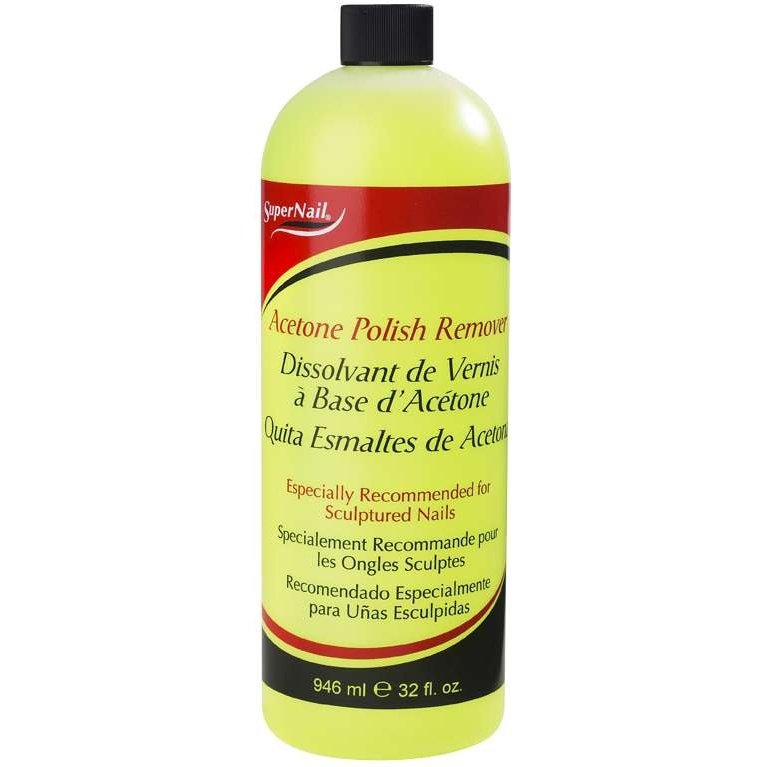 Super Nail Acetone Polish Remover 32 Fl oz
