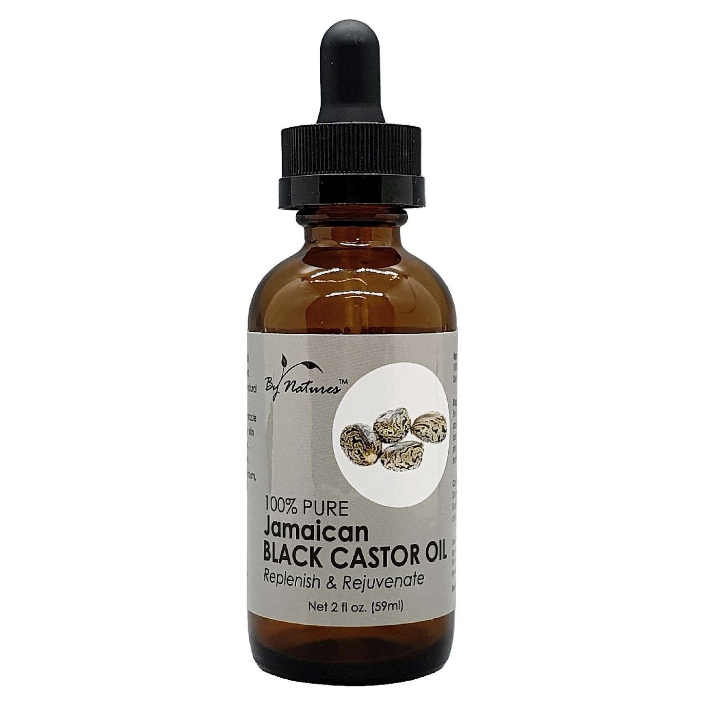 By Natures 100% Pure Jamaican Black Castor Oil 2.0 Fl oz