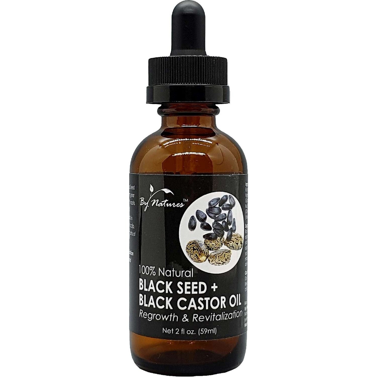 By Natures Blk Castor Black Seed Oil 2 oz