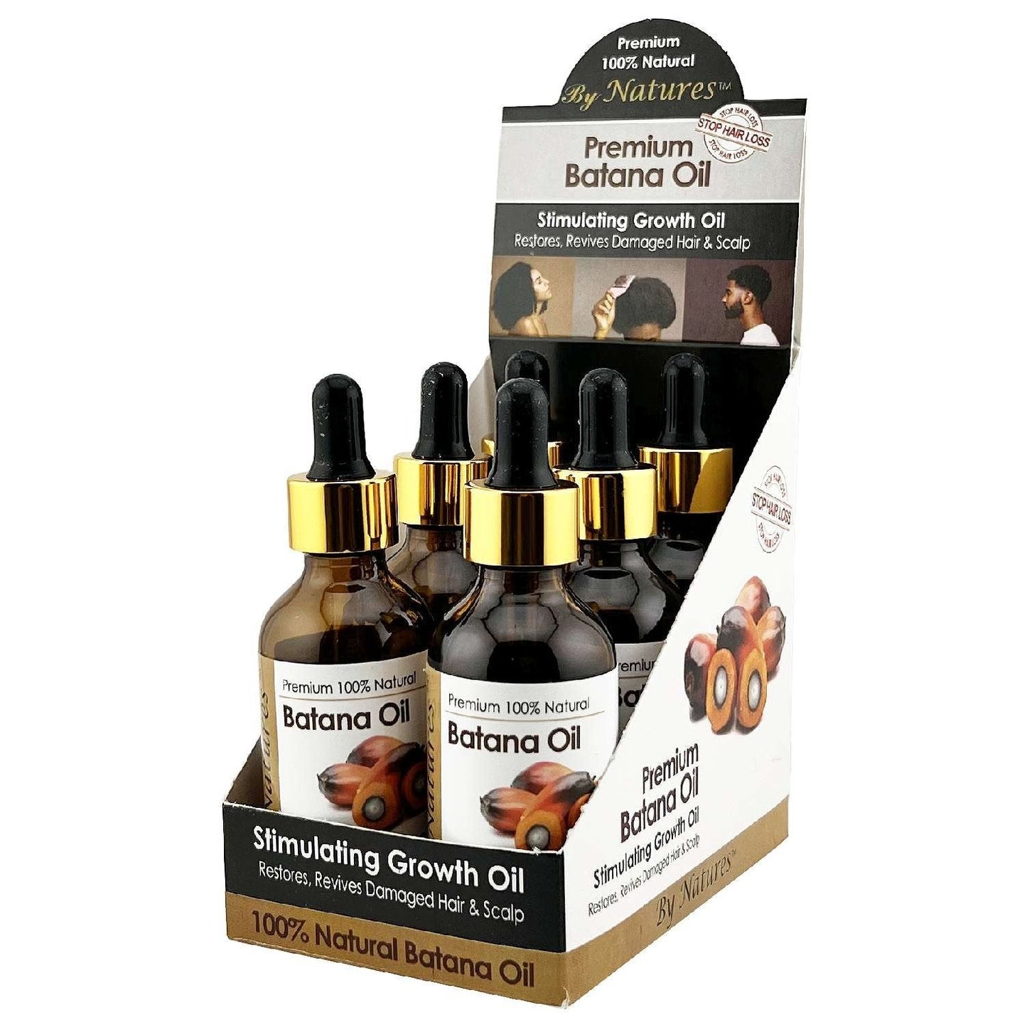 By Natures 100% Natural Batana Oil Stimulating Growth Oil 2 oz