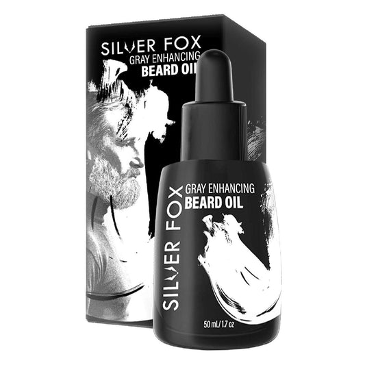 Silver Fox Gray Enhancing Beard Oil 1.7 Oz