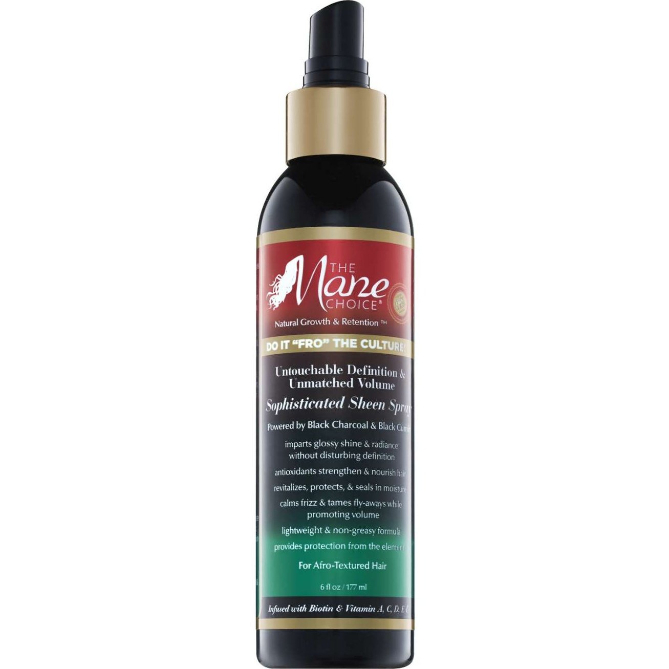 The Mane Choice Do It Fro The Culture Untouched Definition Unmatched Volume Sophisticated Sheen Spray 6 Oz