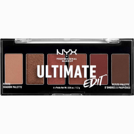 NYX  Ultimate Edit Petite Shadow Palette Warm Neutrals 0.24 oz
