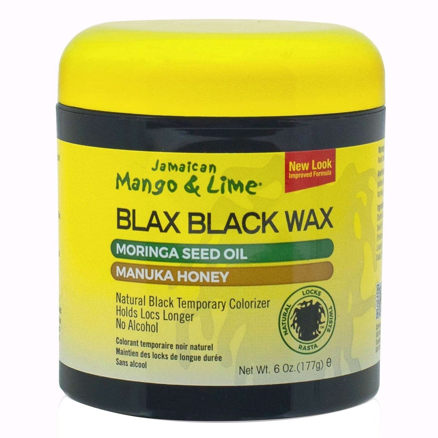 Jamaican Mango Lime Lock Black Wax 6 oz