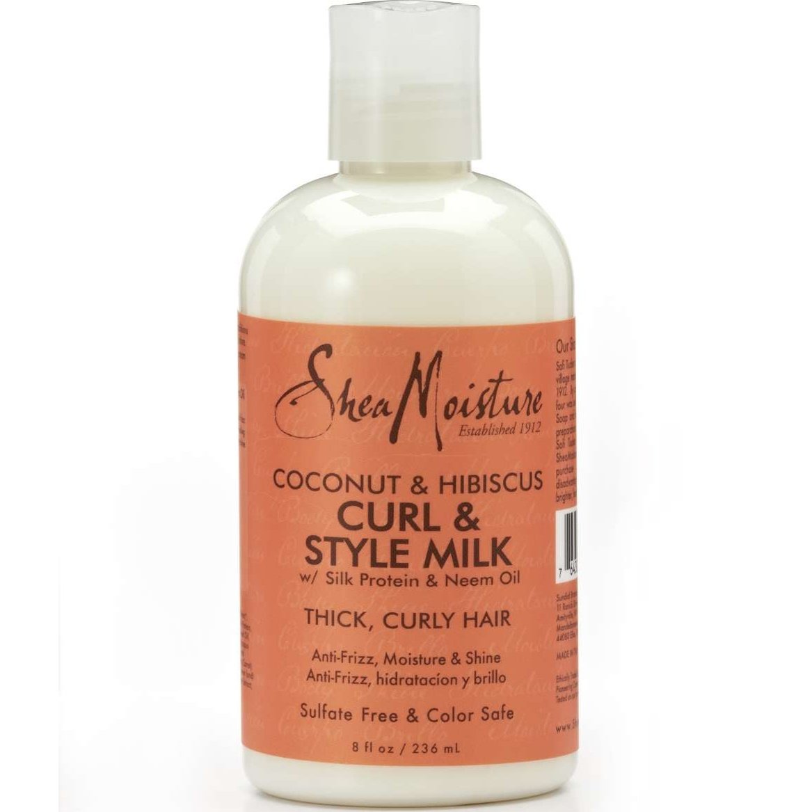 Shea Moisture Coconut Hibiscus Curl Style Milk 8 Oz