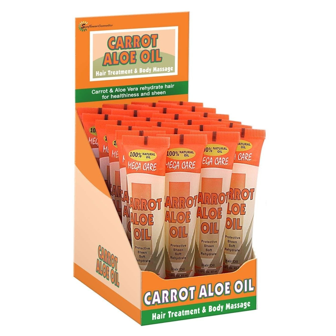 Difeel Mega Care Hair Oil Aloe Carrot 1.5 Oz