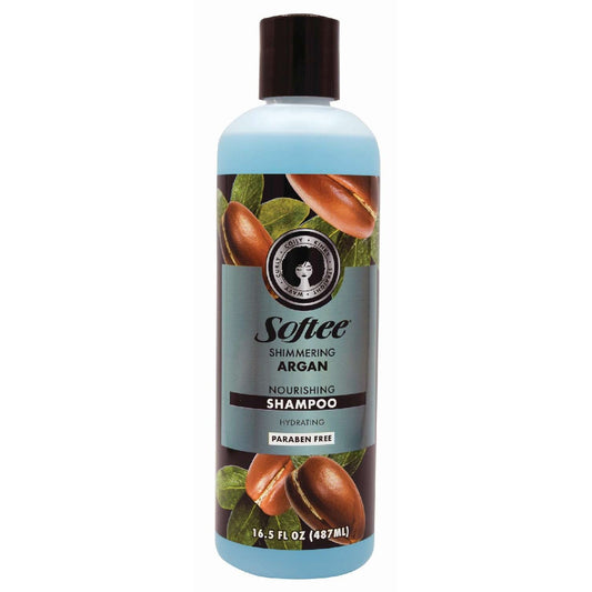 Softee Shimmering Argan Nourishing Shampoo Hydrating 16.5oz