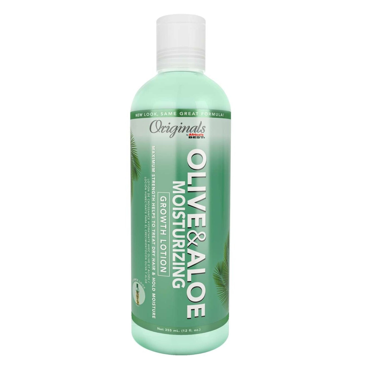 Africas Best Originals Olive Aloe Moisturizing Growth Lotion - 12 oz