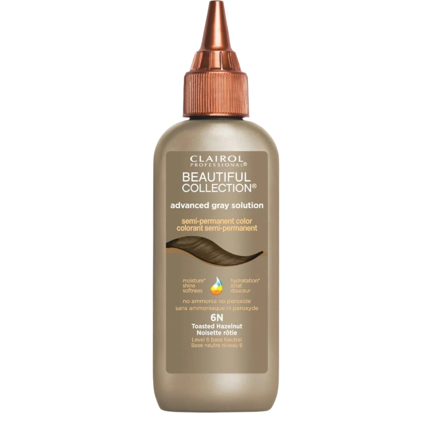 Beautiful Collection Advanced Gray Solution 6N Toasted Hazelnut