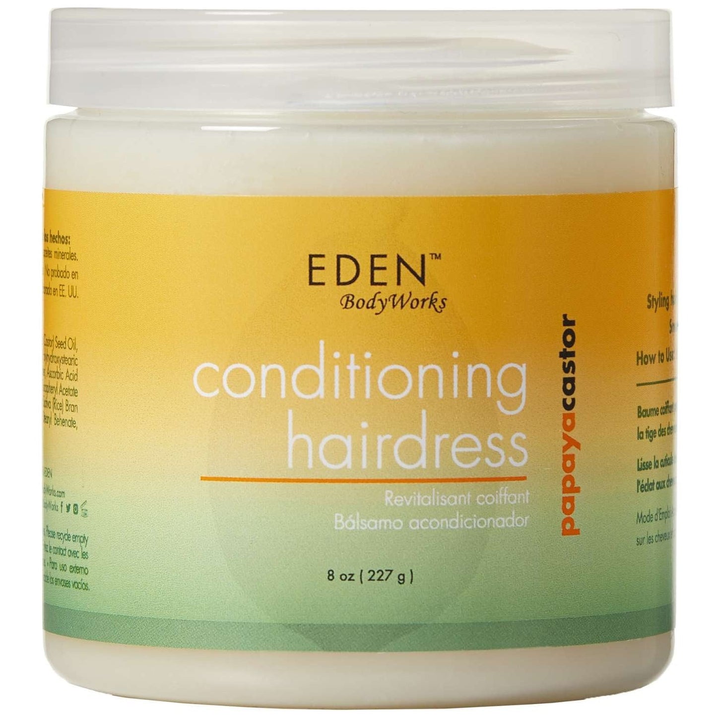 Eden Bodyworks Papaya Castor Hair Dress 8 oz