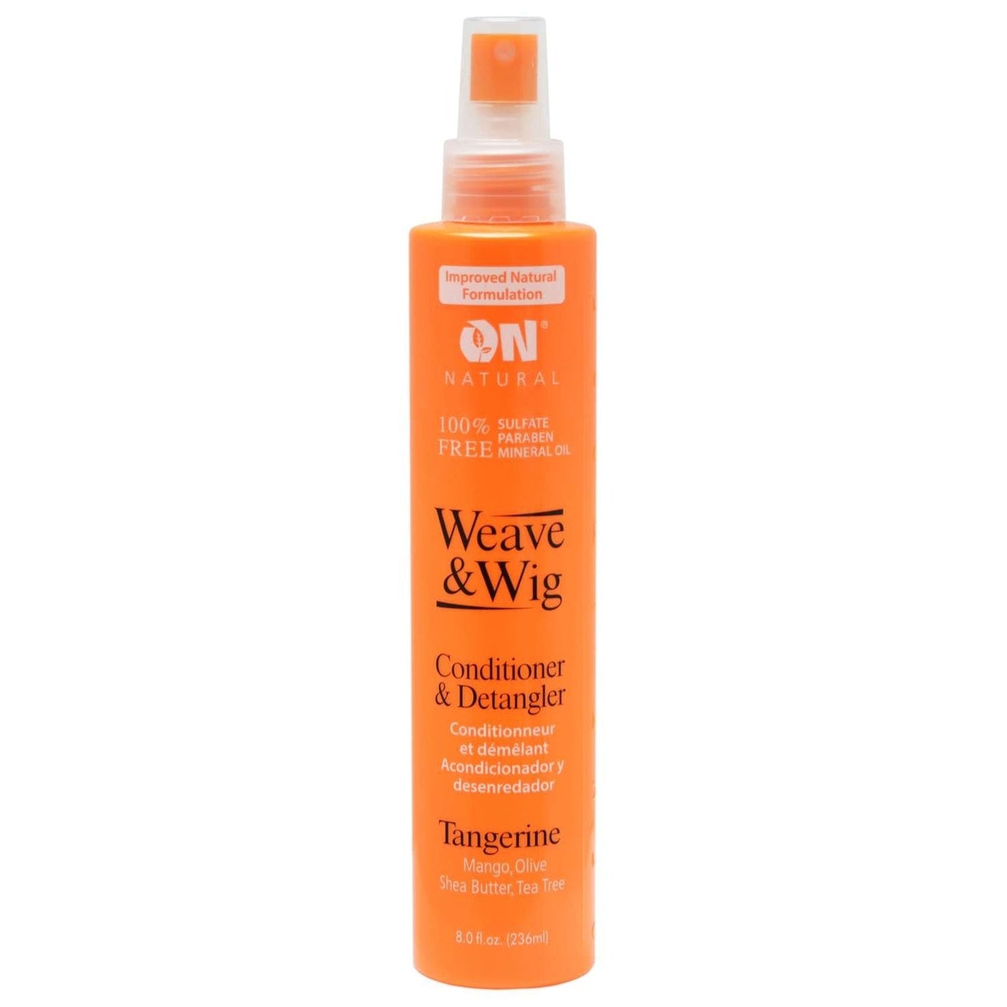 On Natural Weave Wig Tangerine Conditioner Detangler 8 oz