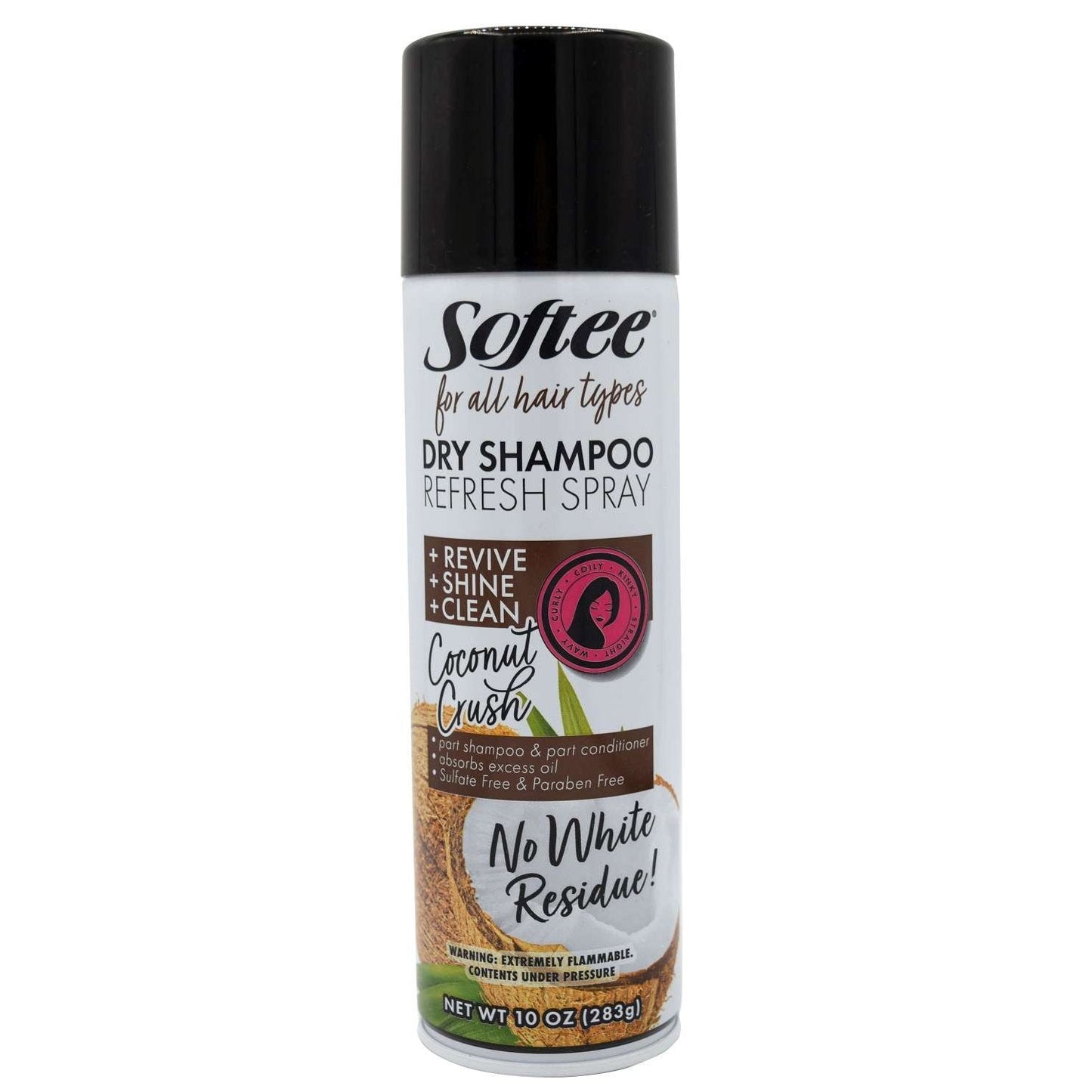 Dry Shampoo Refresh Spray Coconut Crush 10 oz