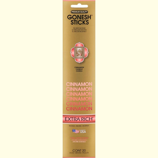 Gonesh Stick Extra Rich Cinnamon 20 Piece