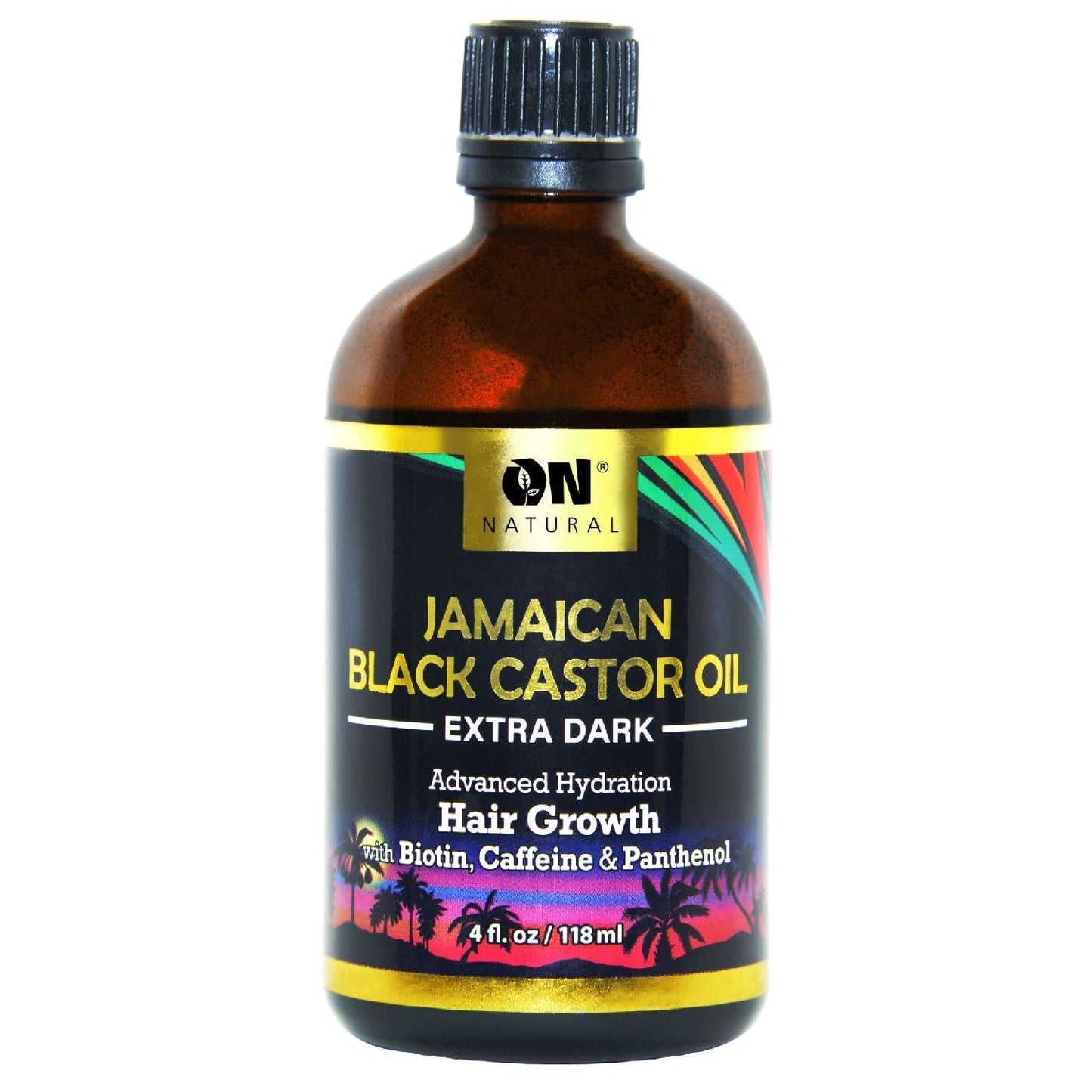 On Natural Jamaican Black Castor Oil Extra Dark 4 oz