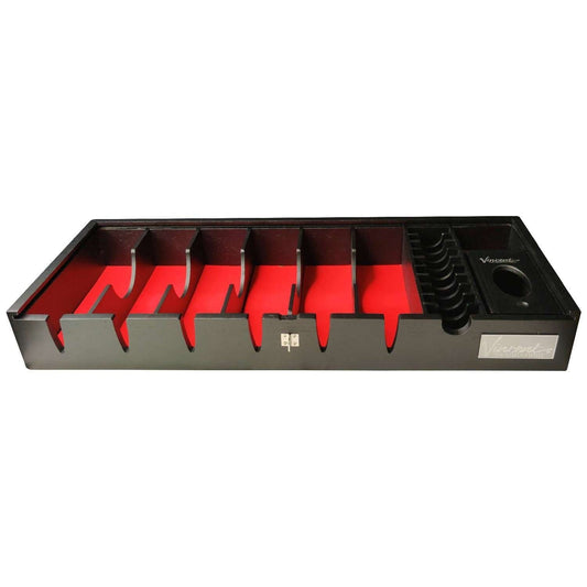 Vincent Counter Top Tray 8 Sections Large Black