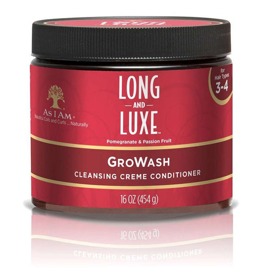 As I Am Long and Luxe Growash Cleansing Creme Conditioner - 16 oz