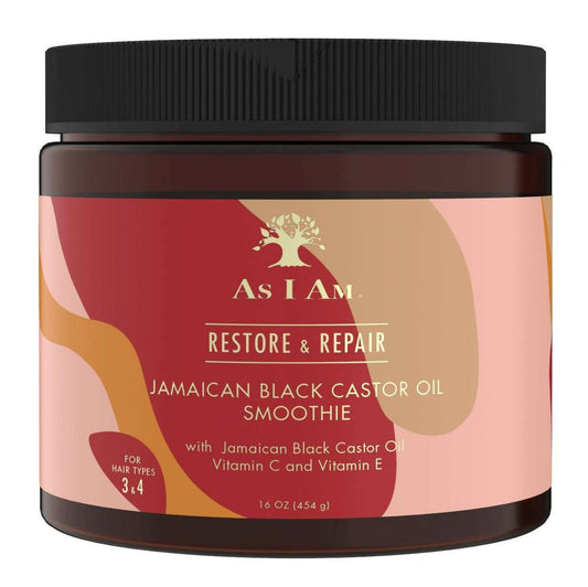 As I Am Restore & Repair Jamaican Black Castor Oil Smoothie - 16 oz
