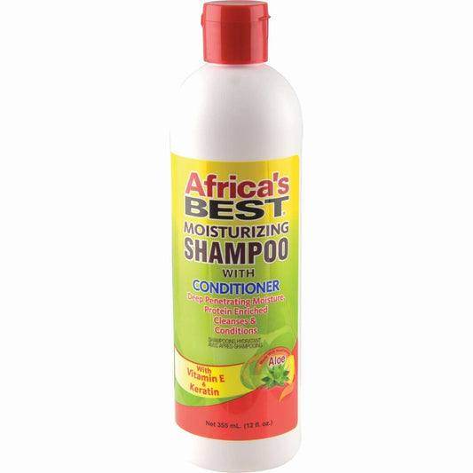 Africas Best Moisturizer Shampoo With Conditioner - 12 oz