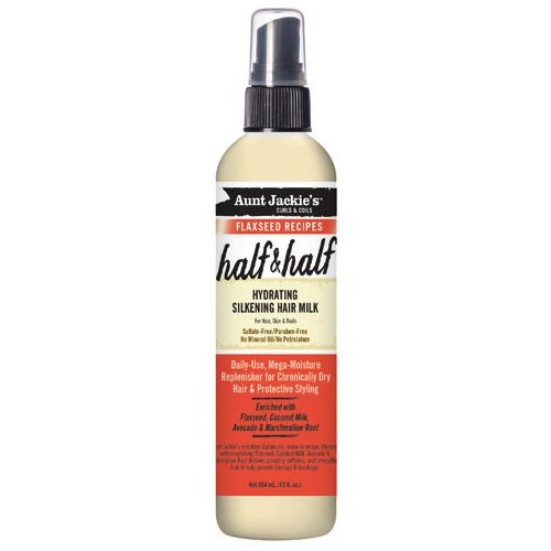 Aunt Jackie's Flaxseed  Half & Half Hydrating Silkeninng Hair Milk - 12 oz