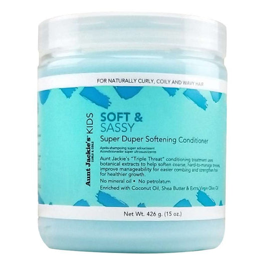 Aunt Jackie's Kids Soft & Sassy Super Duper Softening Conditioner - 15 oz