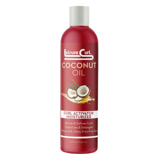 Leisure Curl Coconut Oil Curl Activator Moisturizer 8 oz