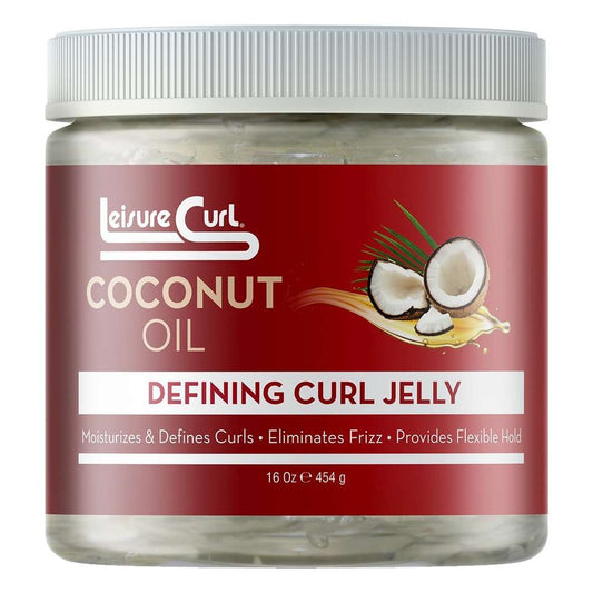 Leisure Curl Coconut Oil Defining Curl Jelly 16 oz