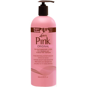Pink Oil Moist Lotion Pump 32 oz