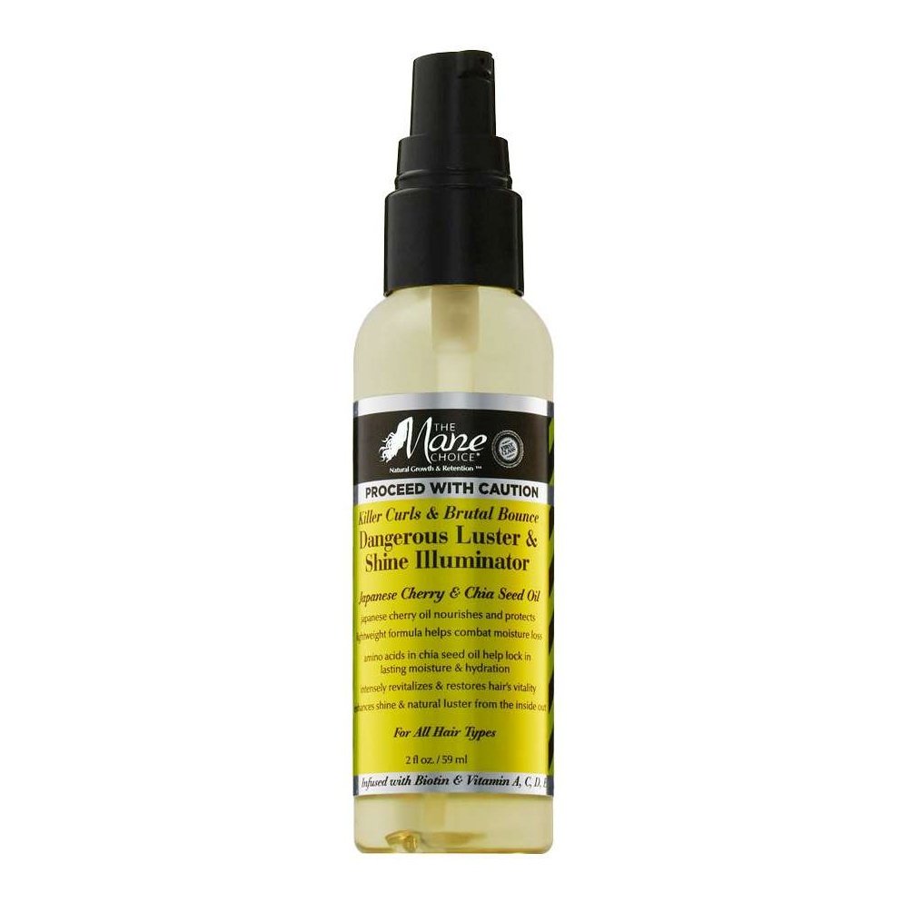 The Mane Choice Caution Killer Curls Brutal Bounce Dangerous Luster Shine Illuminator 2 Oz