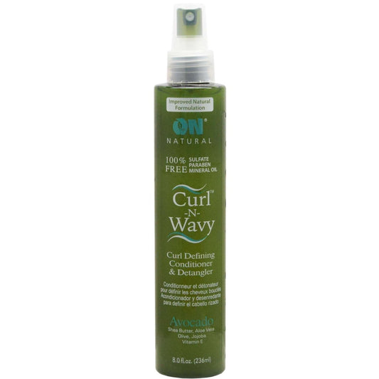 On Natural Curl-N-Wavy Avocado Detangler 8 oz