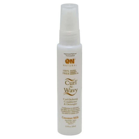 On Natural Curl-N-Wavy Coconut Milk Detangler 2 oz